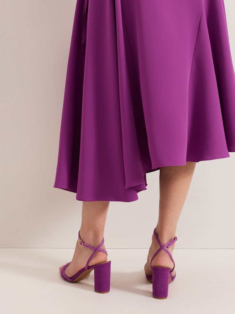 Phase Eight Suede Block Sandals - Imagen 7 de 7
