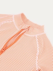 KIDLY BY MORI Seersucker Zip Up Rash Vest - Image 7 of 7