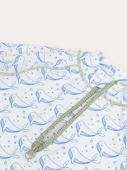KIDLY Blue Recycled Zip Front Rash Vest - Image 2 of 2