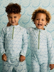 KIDLY BY MORI Zip Up Rash Vest - صورة 6 من 8