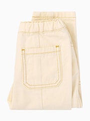 KIDLY BY MORI Cream Denim Jeans - Image 3 of 3