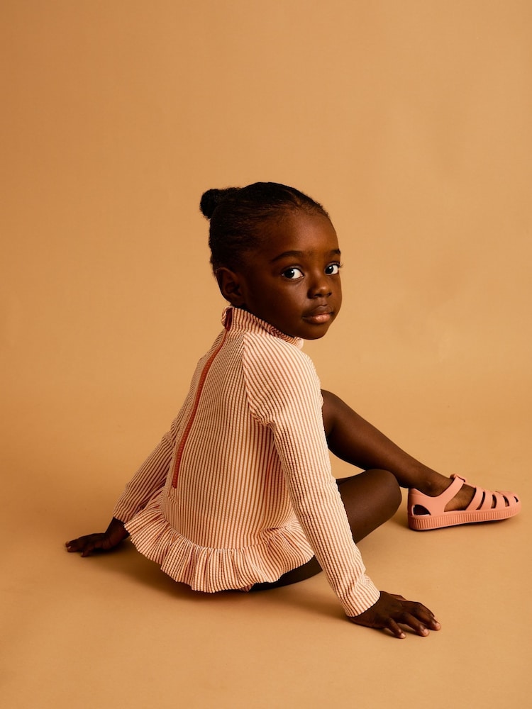 KIDLY BY MORI Polyester Long Sleeve Swimsuit - Image 1 of 5 KIDLY BY MORI Polyester Long Sleeve Swimsuit - Image 1 of 5