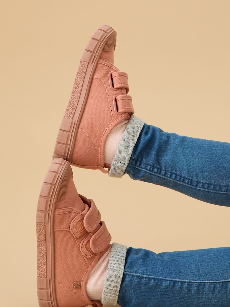 KIDLY BY MORI Canvas Rip Tape Trainers - Image 2 of 6 KIDLY BY MORI Canvas Rip Tape Trainers - Image 2 of 6