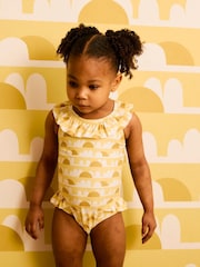 KIDLY BY MORI Frilled Swimsuit - Image 4 of 8