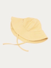 KIDLY BY MORI Seersucker Floppy Sun Hat - Image 4 of 5