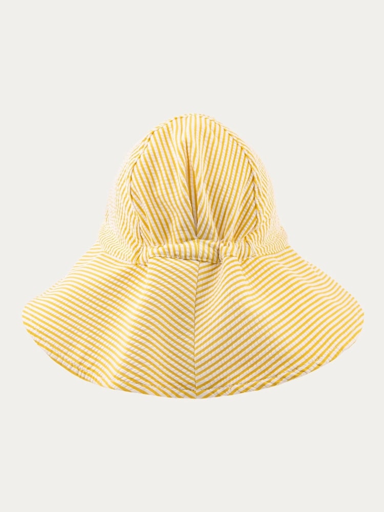 KIDLY BY MORI Seersucker Floppy Sun Hat - Image 5 of 5