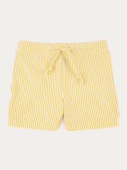 KIDLY Pink Seersucker Swim Shorts - Image 1 of 4