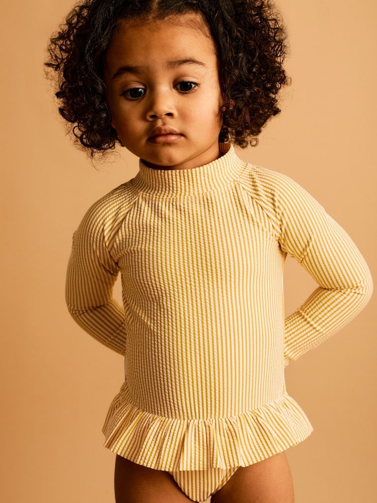KIDLY BY MORI Polyester Long Sleeve Swimsuit - Image 1 of 7 KIDLY BY MORI Polyester Long Sleeve Swimsuit - Image 1 of 7
