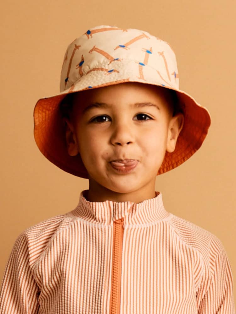 KIDLY BY MORI Polyester Bucket Hat - Image 1 of 7 KIDLY BY MORI Polyester Bucket Hat - Image 1 of 7