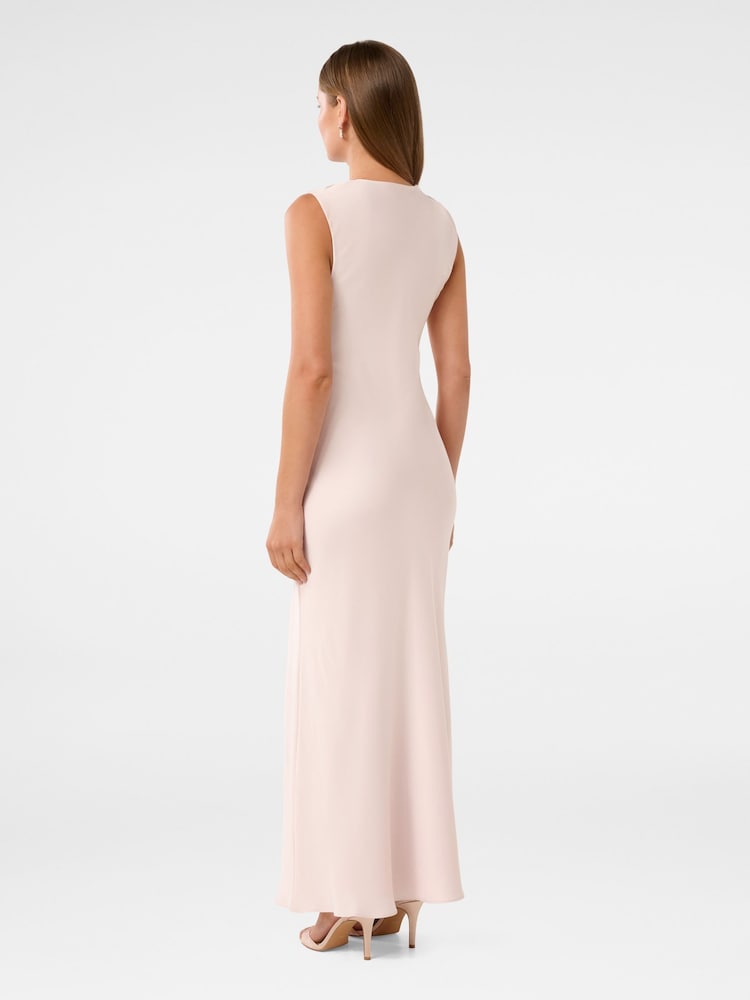 Pink - Forever New Ava Drapiertes Satin-Maxikleid - Bild 2 von 4 Pink - Forever New Ava Drapiertes Satin-Maxikleid - Bild 2 von 4