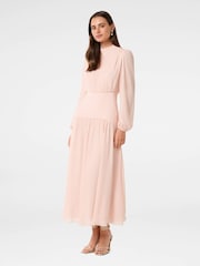 Forever New Pink Celine Shimmer Maxi Dress - Image 4 of 4