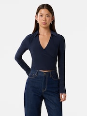 Forever New Matisse Wrap Top - Imagen 1 de 5