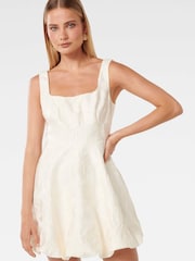 Forever New White Brenda Bubble Mini Dress - Image 3 of 5