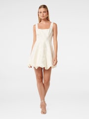 Forever New White Brenda Bubble Mini Dress - Image 5 of 5