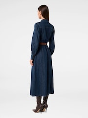 Forever New Blue Elizabeth Denim Dress - Image 2 of 4