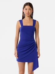 Forever New Blue Mae Ruched Mini Dress - Image 1 of 5