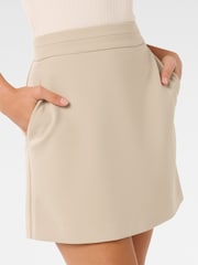 Forever New Cream Ophelia Mini Skirt - Image 4 of 5