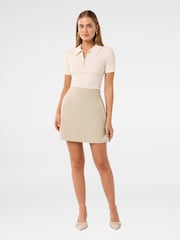 Forever New Cream Ophelia Mini Skirt - Image 5 of 5