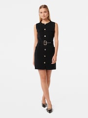 Forever New Black Parker Luxe Utility Mini Dress - Image 5 of 5