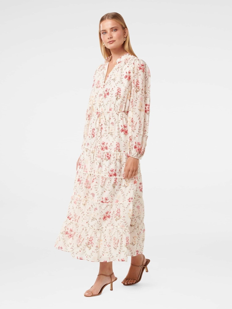 Forever New Pink Jessie Button Down Midi Dress with a Touch of Linen - Image 5 of 5