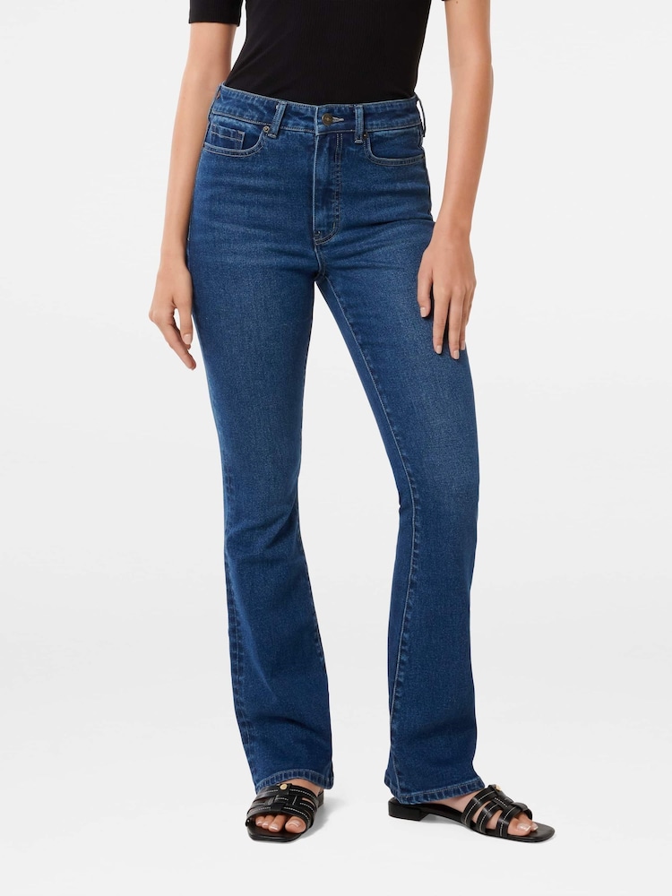 Forever New Blue Phoebe Skinny Flared Jeans - Image 1 of 5