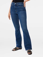 Forever New Blue Phoebe Skinny Flared Jeans - Image 4 of 5