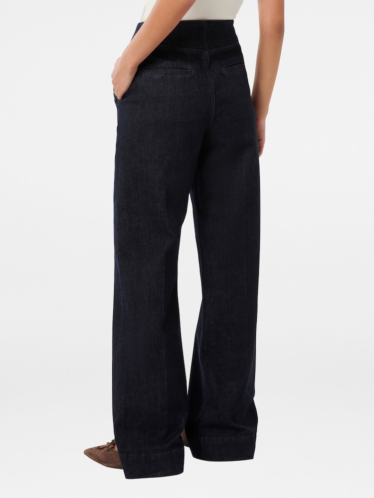 Forever New Blue Beth Wide Leg Jeans - Image 2 of 5