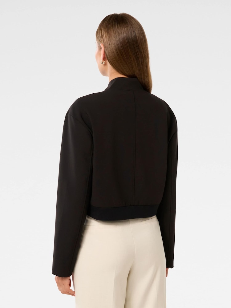 Forever New Black Maddison Formal Bomber Jacket - Image 2 of 5
