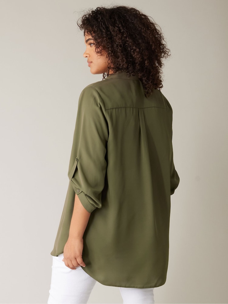 Evans Curve Tab Sleeve Shirt - Image 2 of 5