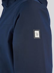 U.S. Polo Assn Blue U.S. Polo Assn Blue Mens Technical Summer Rain Mac - Image 10 of 10