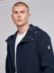 U.S. Polo Assn Blue U.S. Polo Assn Blue Mens Technical Summer Rain Mac - Image 3 of 10