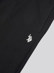 U.S. Polo Assn. Black Mens Double Horsemen Loopback Joggers - Image 3 of 4