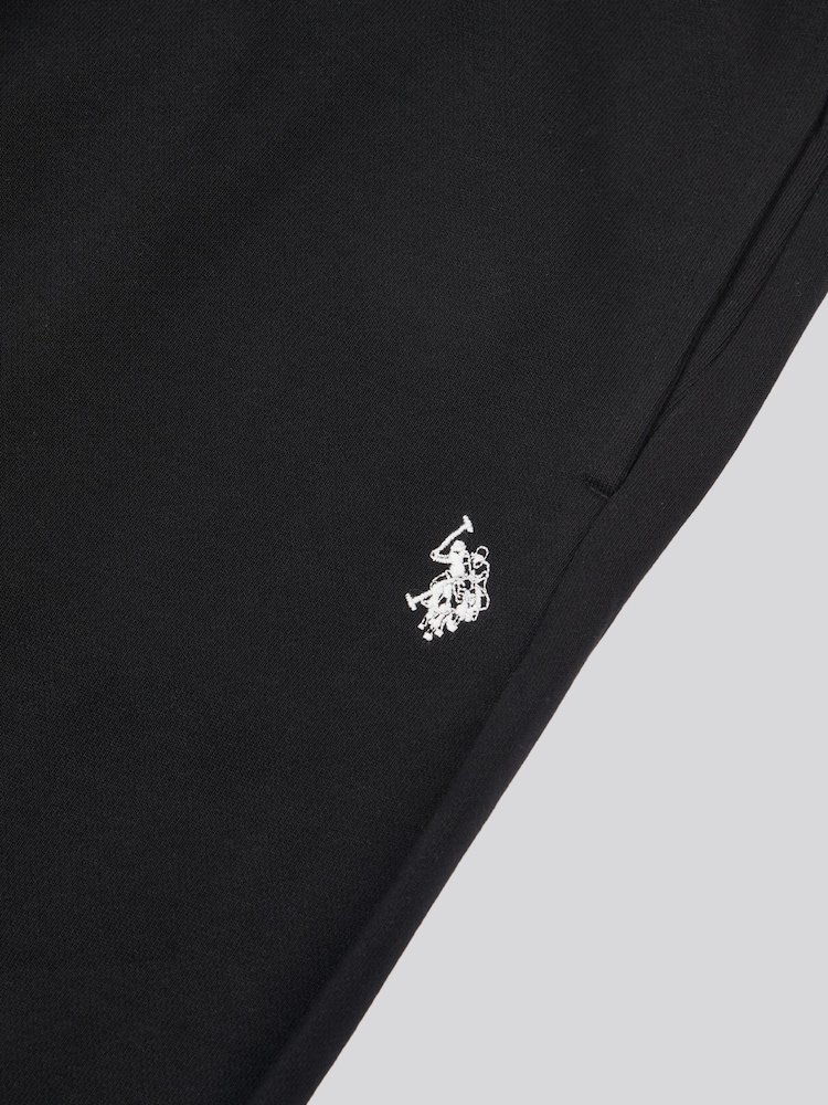 U.S. Polo Assn. Black Mens Double Horsemen Loopback Joggers - Image 3 of 4