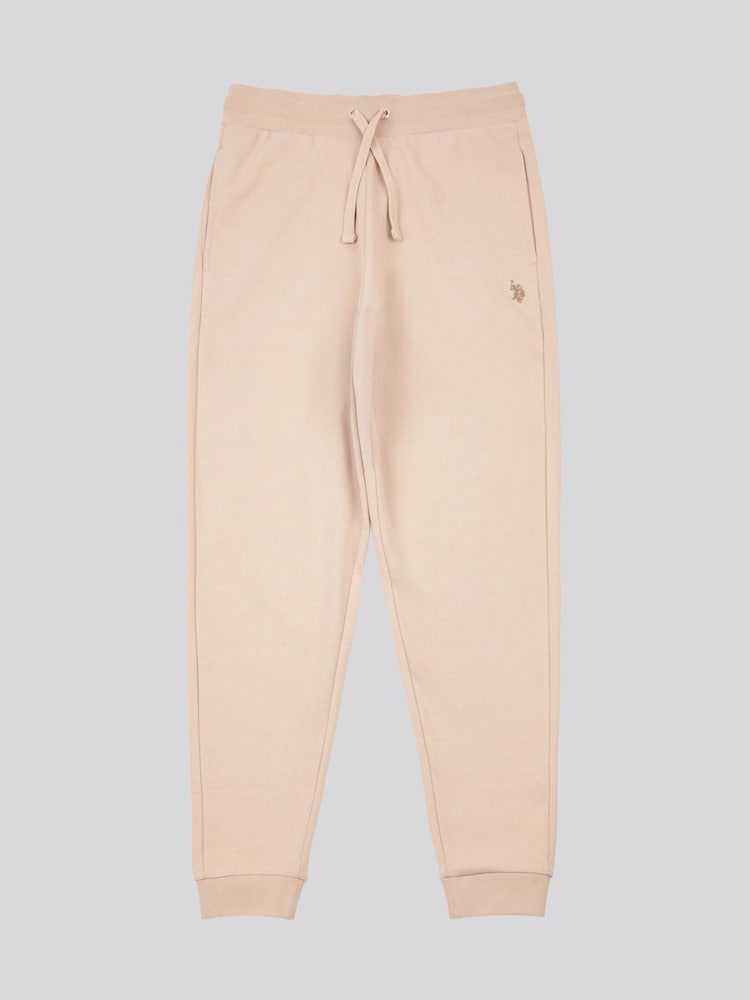 U.S. Polo Assn. Natural Mens Double Horsemen Loopback Joggers - Image 1 of 4