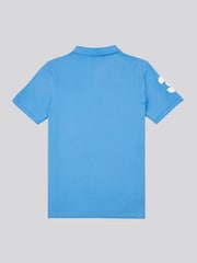 U.S. Polo Assn Blue Mens Player 3 Pique Polo Shirt - Image 6 of 8