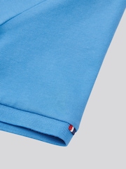 U.S. Polo Assn Blue Mens Player 3 Pique Polo Shirt - Image 8 of 8