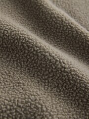 Neutral Stone Back Graphic Quarter Zip Neck Fleece - Image 10 of 10