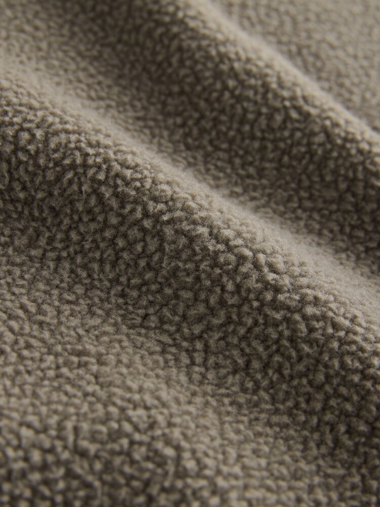 Neutral Stone Back Graphic Quarter Zip Neck Fleece - Image 10 of 10