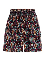 Pour Moi Black Viscose Beach Shorts - Image 3 of 4