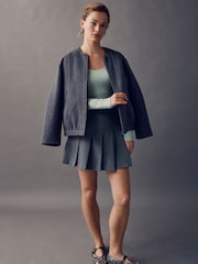 Forest Green Scoop Neck Long Sleeve Top - Image 2 of 8