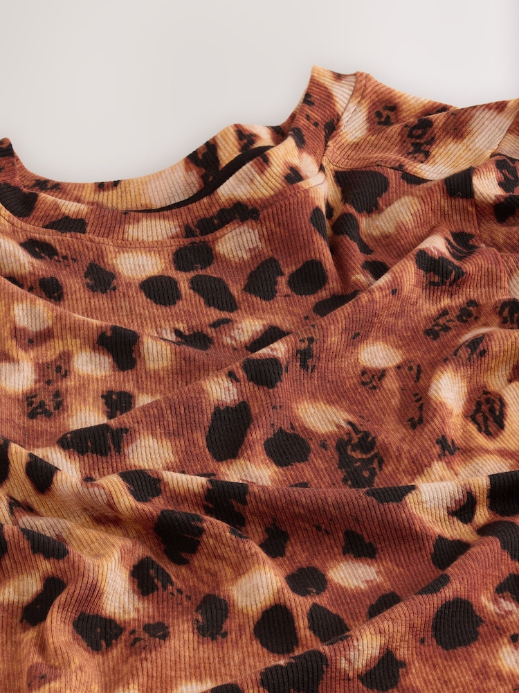 Animal Soft Touch Lightweight Ribbed Long Sleeve T-Shirt with TENCEL™ Lyocell - Image 3 of 3