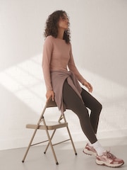 Pink Long Sleeve Boat Neck T-Shirt - Image 4 of 9