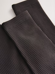Schokoladenbraun - Brushed Ribbed Leggings - Bild 7 von 8
