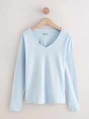 Multi Animal Multi 5 Pack Cotton Modal Blend Slouch Long Sleeve V-Neck T-Shirt - Image 5 of 12
