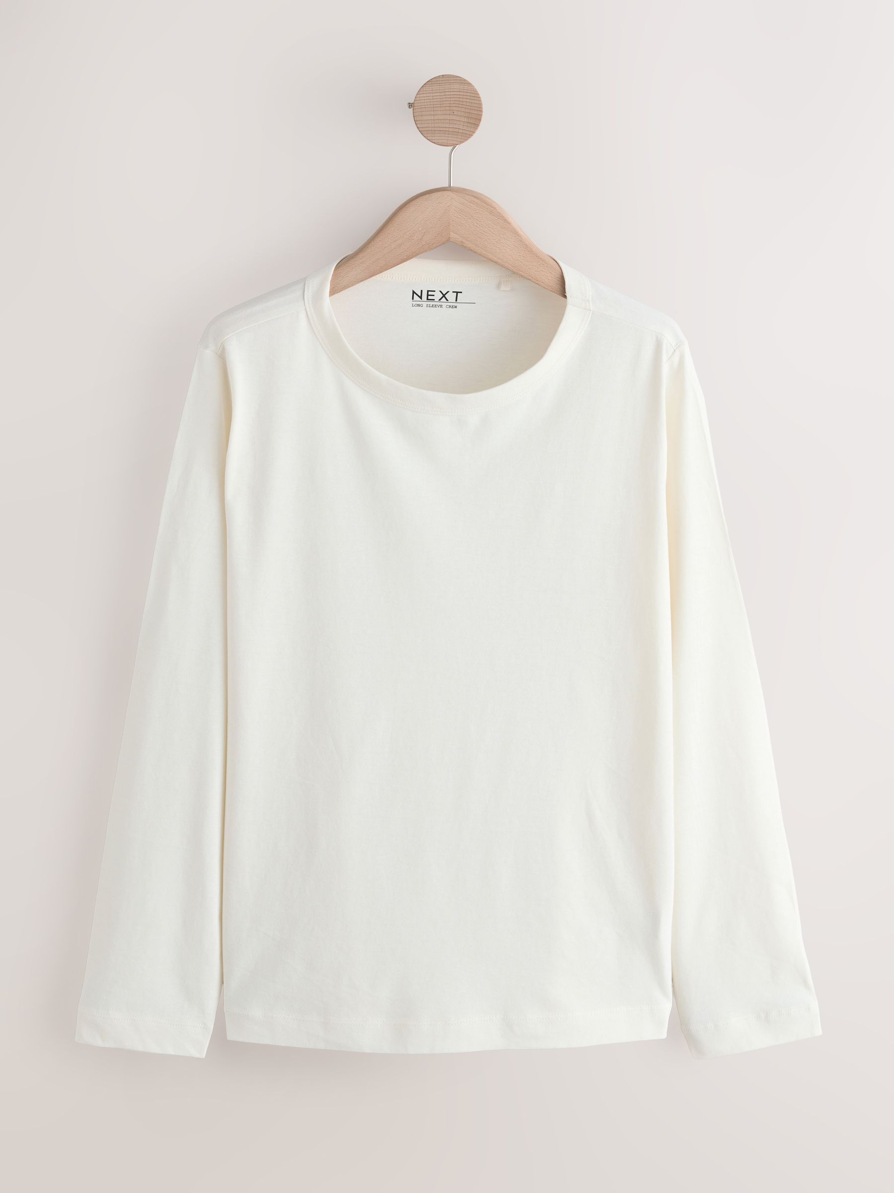 Buy Pink 100% Cotton Long Sleeve T-Shirts 5 Pack from Next South