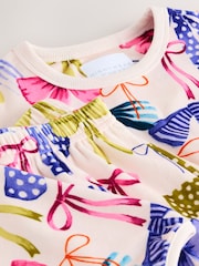 Multi Bow Print Cosy Fleece Pyjamas (9mths-16yrs) - Image 8 of 8