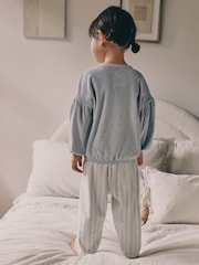 Blue Mouse Cosy Fleece Pyjamas (9mths-10yrs) - Image 2 of 4