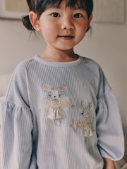 Blue Mouse Cosy Fleece Pyjamas (9mths-10yrs) - Image 4 of 4