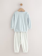 Blue Mouse Cosy Fleece Pyjamas (9mths-10yrs) - Image 6 of 8