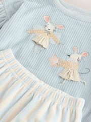 Blue Mouse Cosy Fleece Pyjamas (9mths-10yrs) - Image 8 of 8